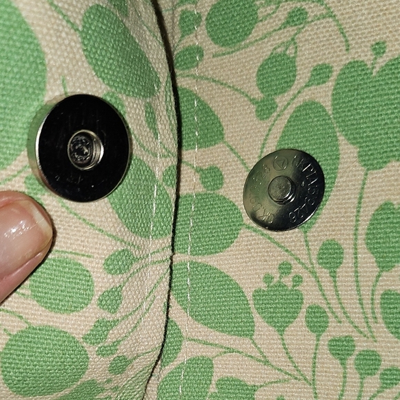 Green Floral Tote Bag New - Picture 5 of 5